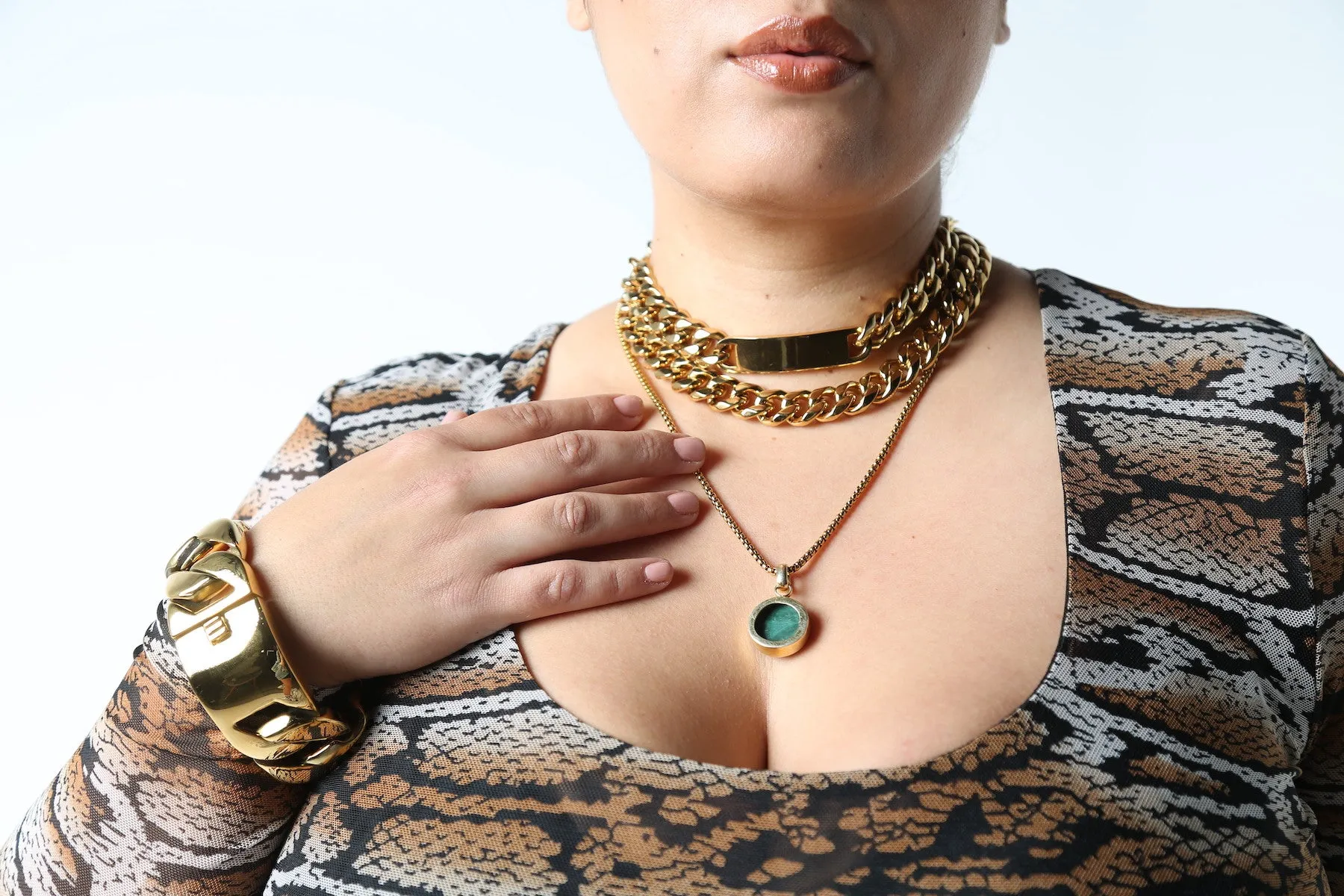Biggie-Thick Gold Link Bracelet