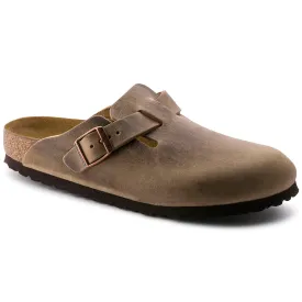 Birkenstock Boston Soft Footbed Clogs in Tobacco Leather - Style 960811