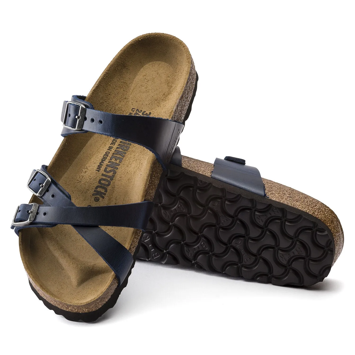 Birkenstock Franca Womens Sandals - Oiled Leather, Comfortable Adjustable Straps