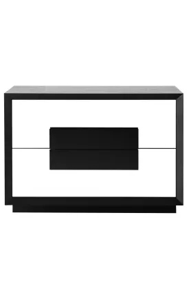 Black Oak 2-Drawer Chest | Liang & Eimil Etna