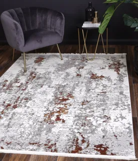 Bohan One Modern Grey Terracotta Rug