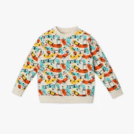 Boys Regular Fit Printed Sweatshirt