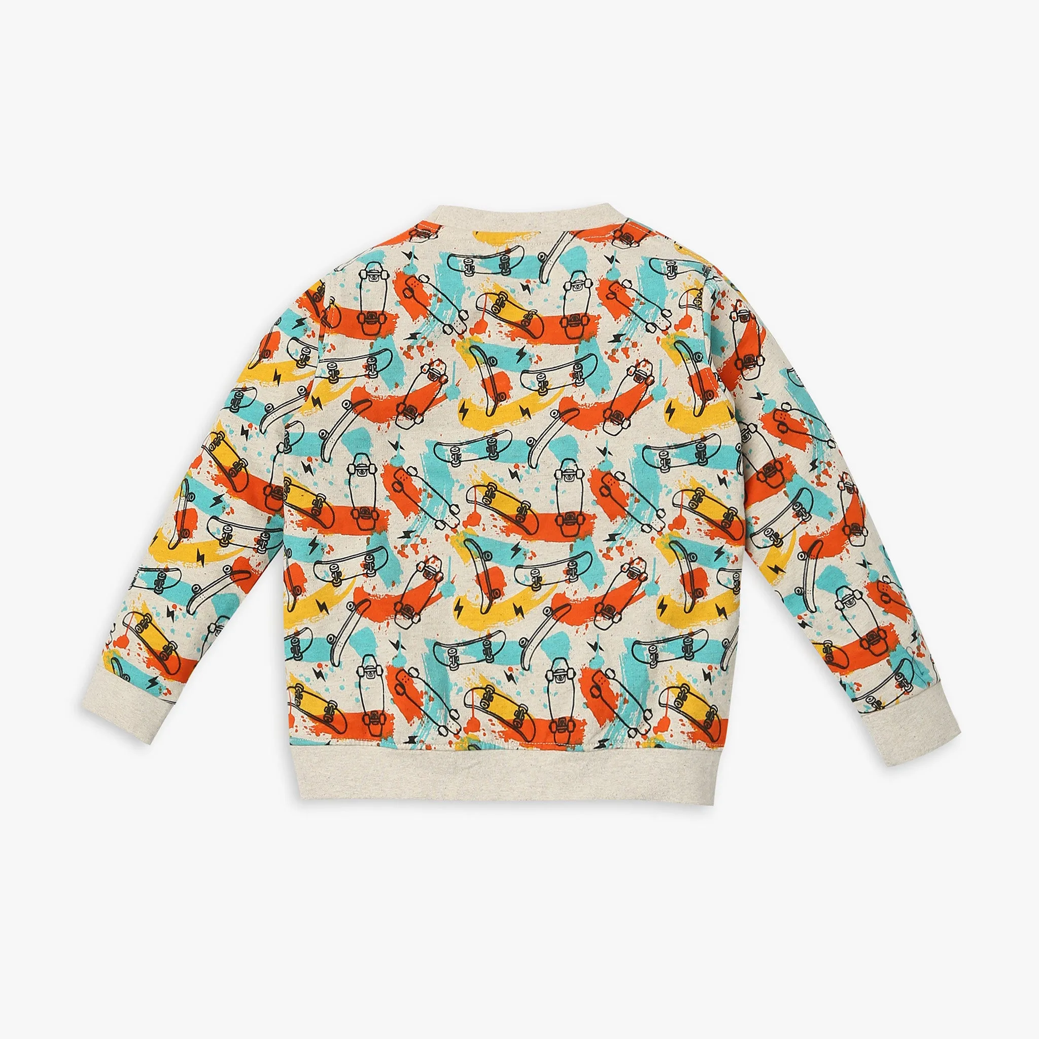 Boys Regular Fit Printed Sweatshirt