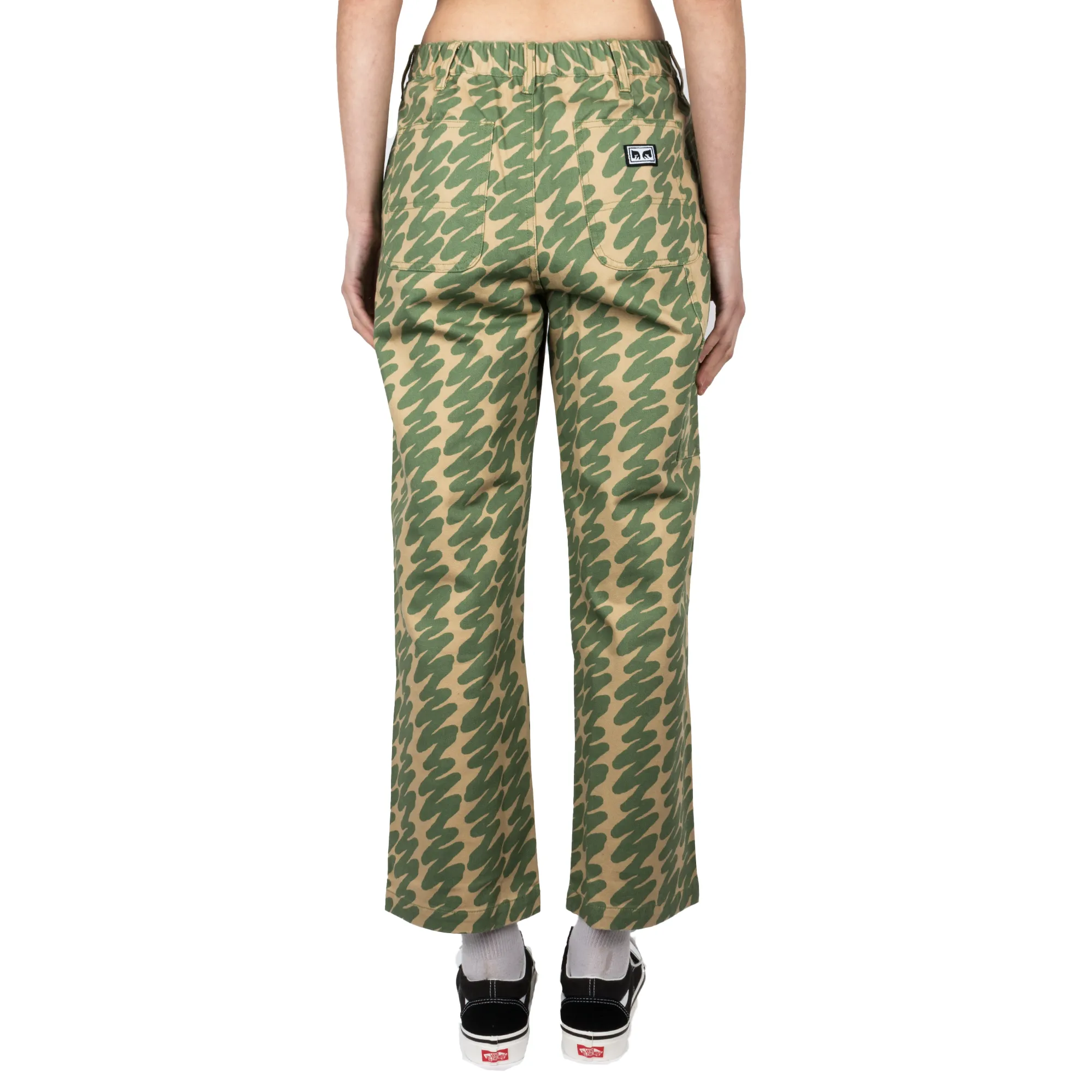 Brighton Printed Carpenter Pant - Green