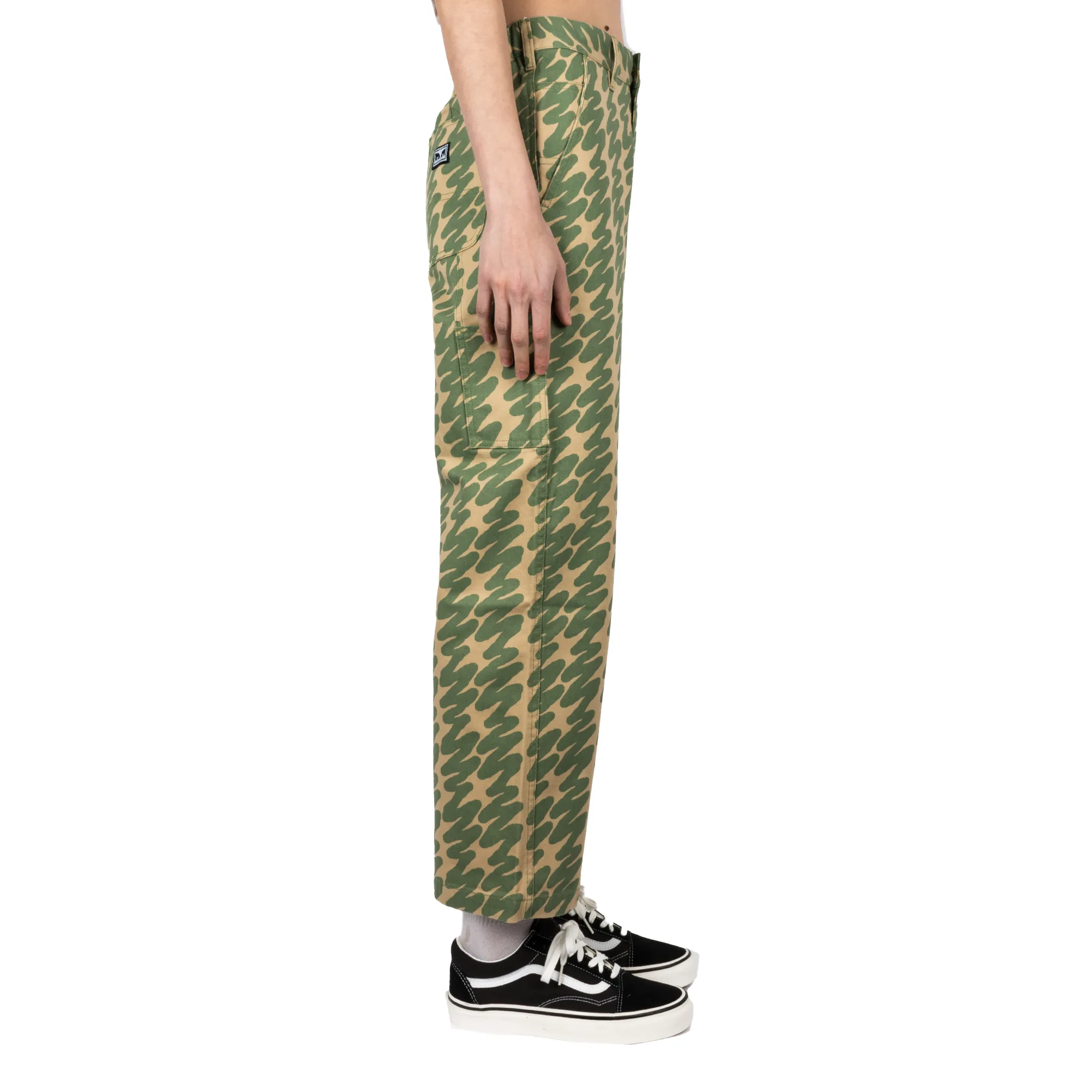 Brighton Printed Carpenter Pant - Green