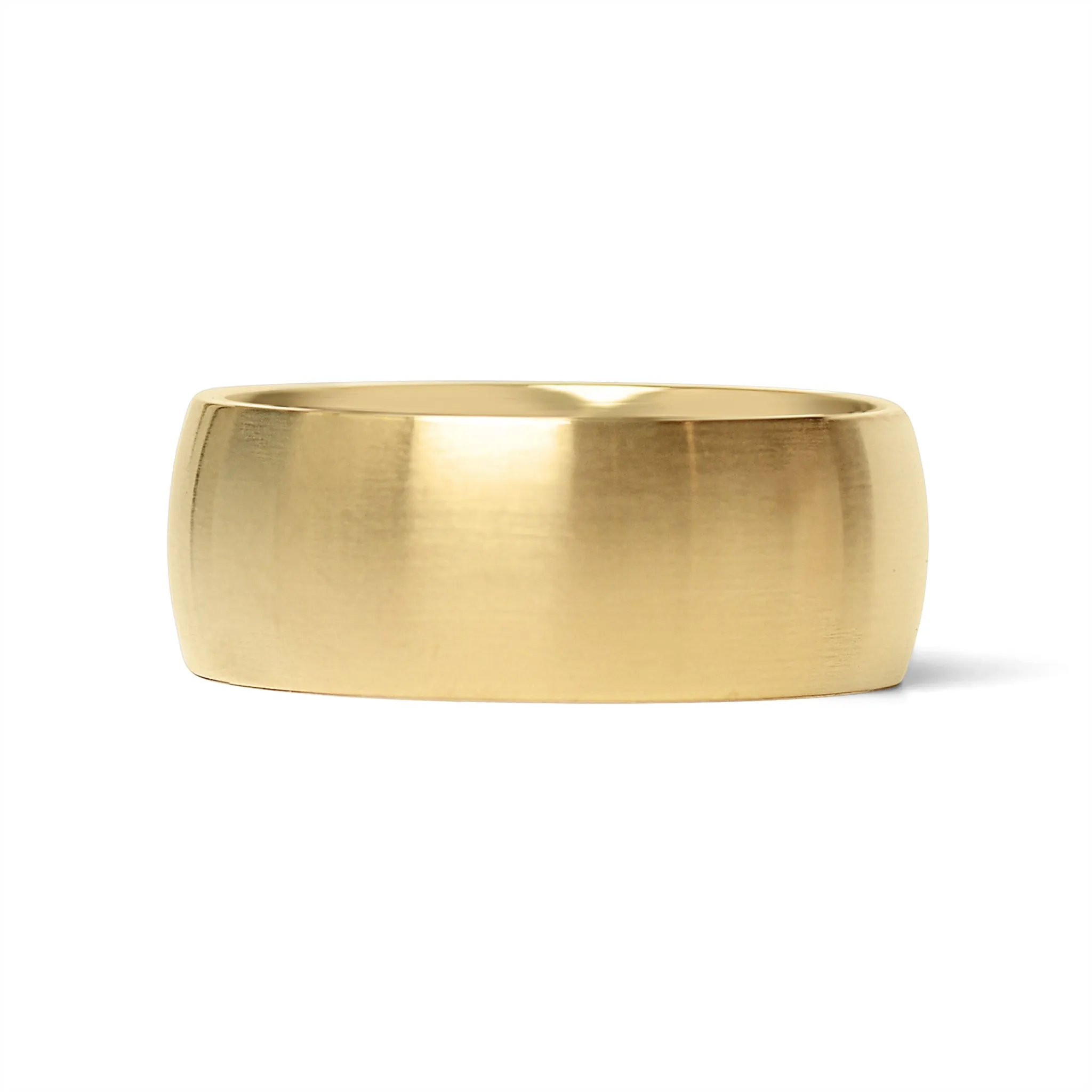 Brushed Matte 18K Gold PVD Coated Stainless Steel Ring / CFR7030