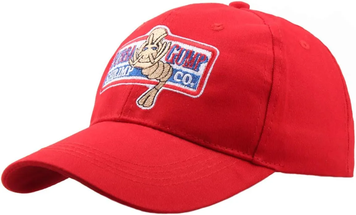 Bubba Gump Shrimp Hat Shrimp Co. Embroidered Adjustable Cotton Forest Gump Caps Unisex