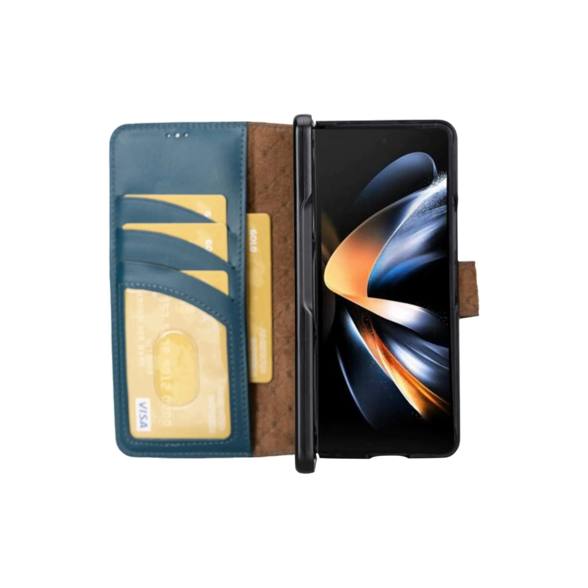 Carter Leather Samsung Galaxy Z Fold 5 Wallet Case