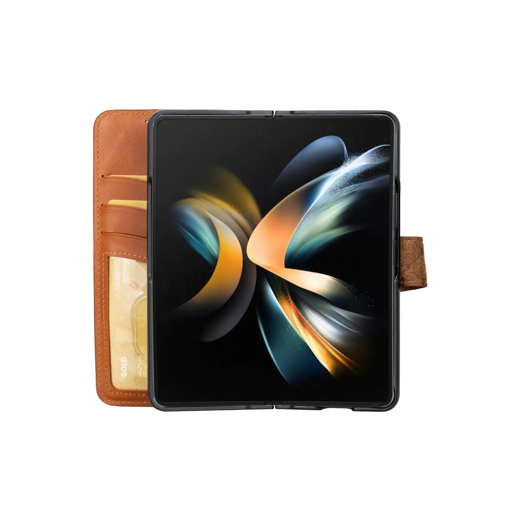 Carter Leather Samsung Galaxy Z Fold 5 Wallet Case