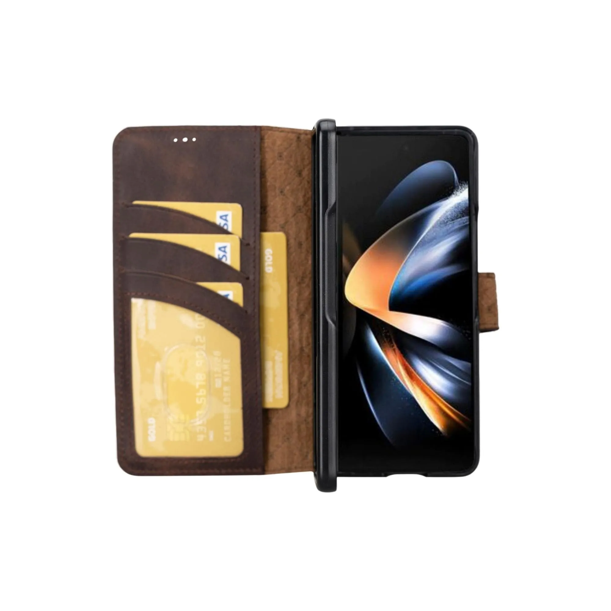 Carter Leather Samsung Galaxy Z Fold 5 Wallet Case
