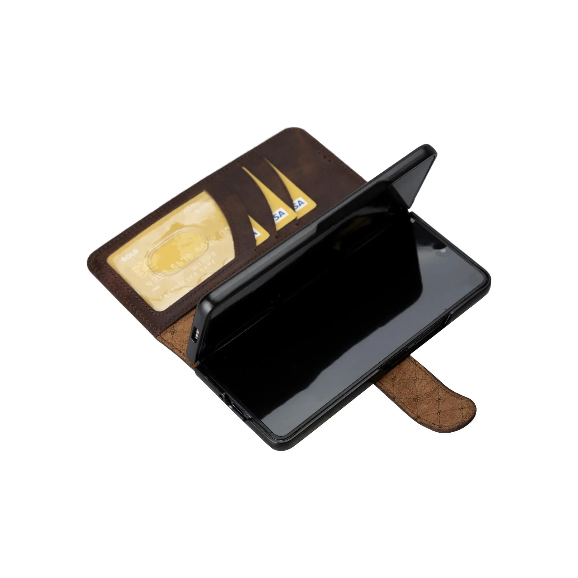 Carter Leather Samsung Galaxy Z Fold 5 Wallet Case