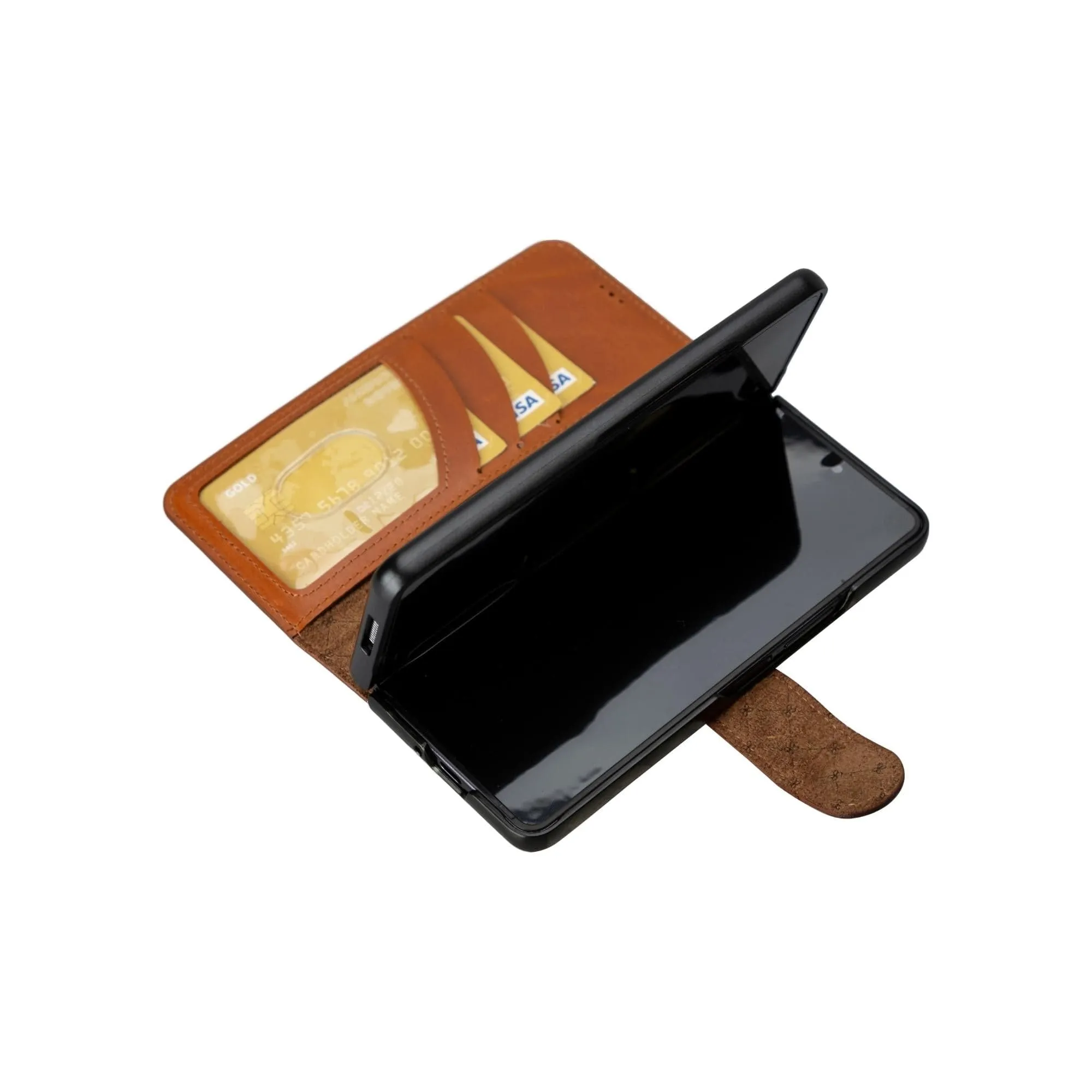 Carter Leather Samsung Galaxy Z Fold 5 Wallet Case