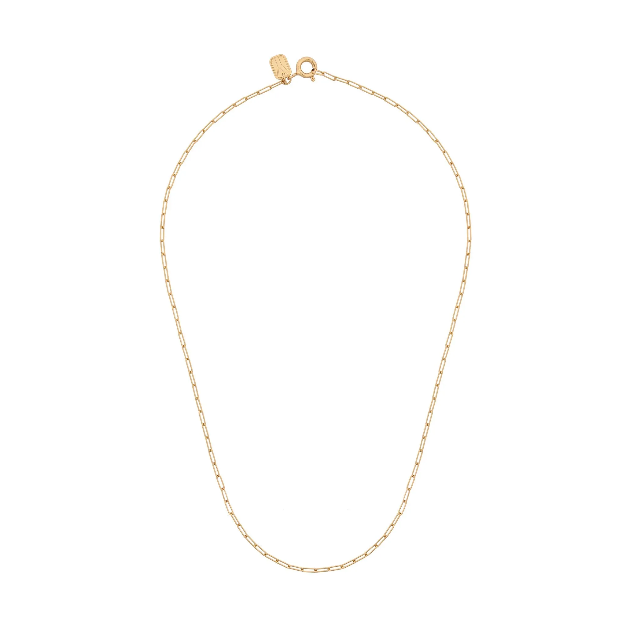 CHARM BAR Fine Block Necklace