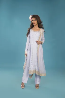 Chikankari Kurta Set - Holly