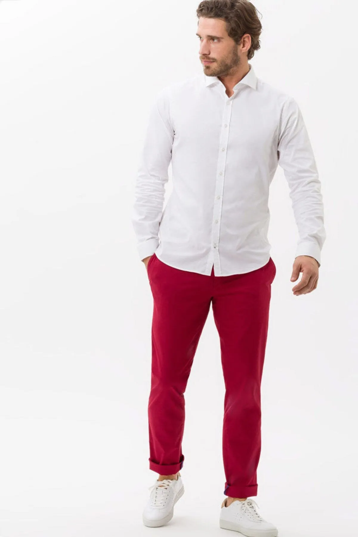 Chino hi-flex de coton