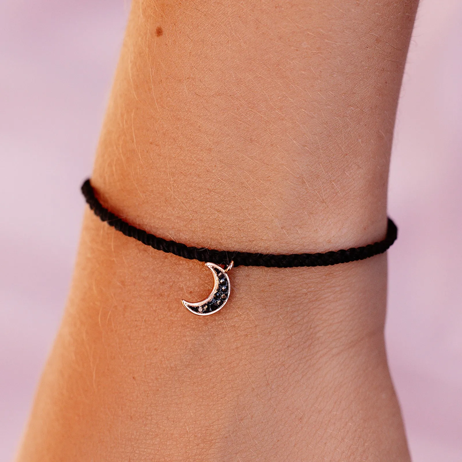 Dark Moon Charm Bracelet