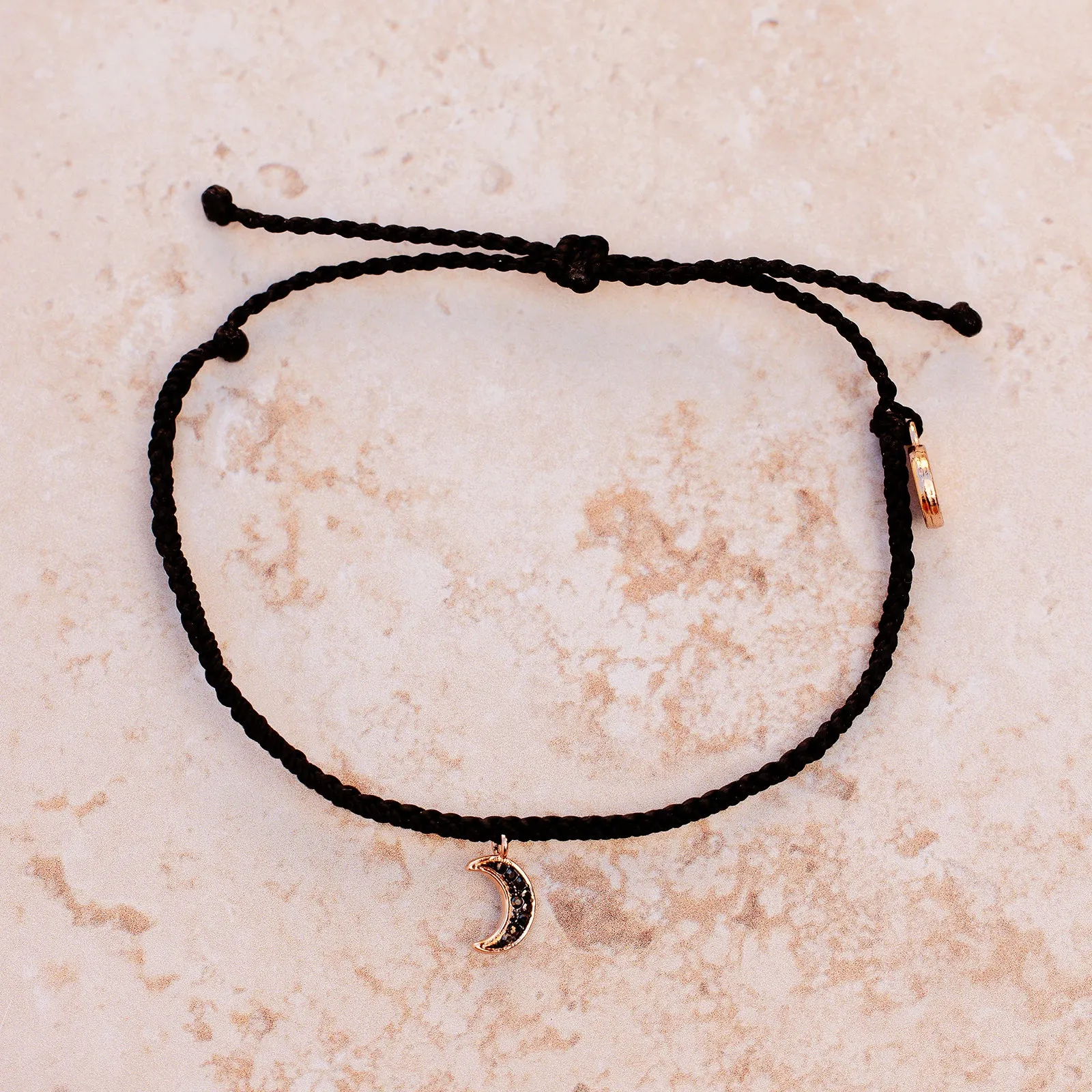 Dark Moon Charm Bracelet