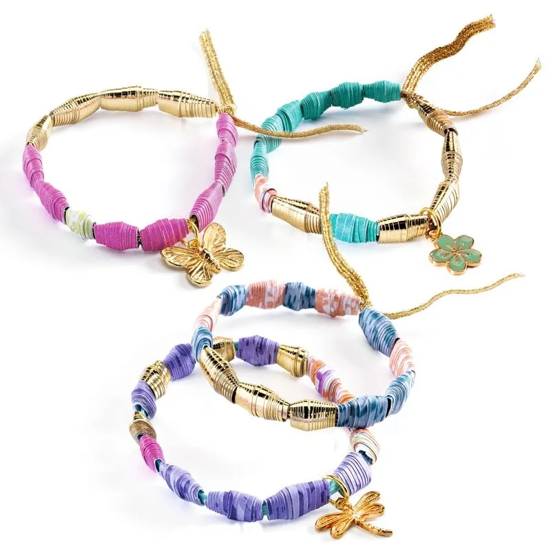 Do It Yourself Chic and Golden Bracelets Djeco Kit