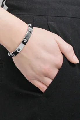 Dyrberg/Kern Dott Bangle in Silver