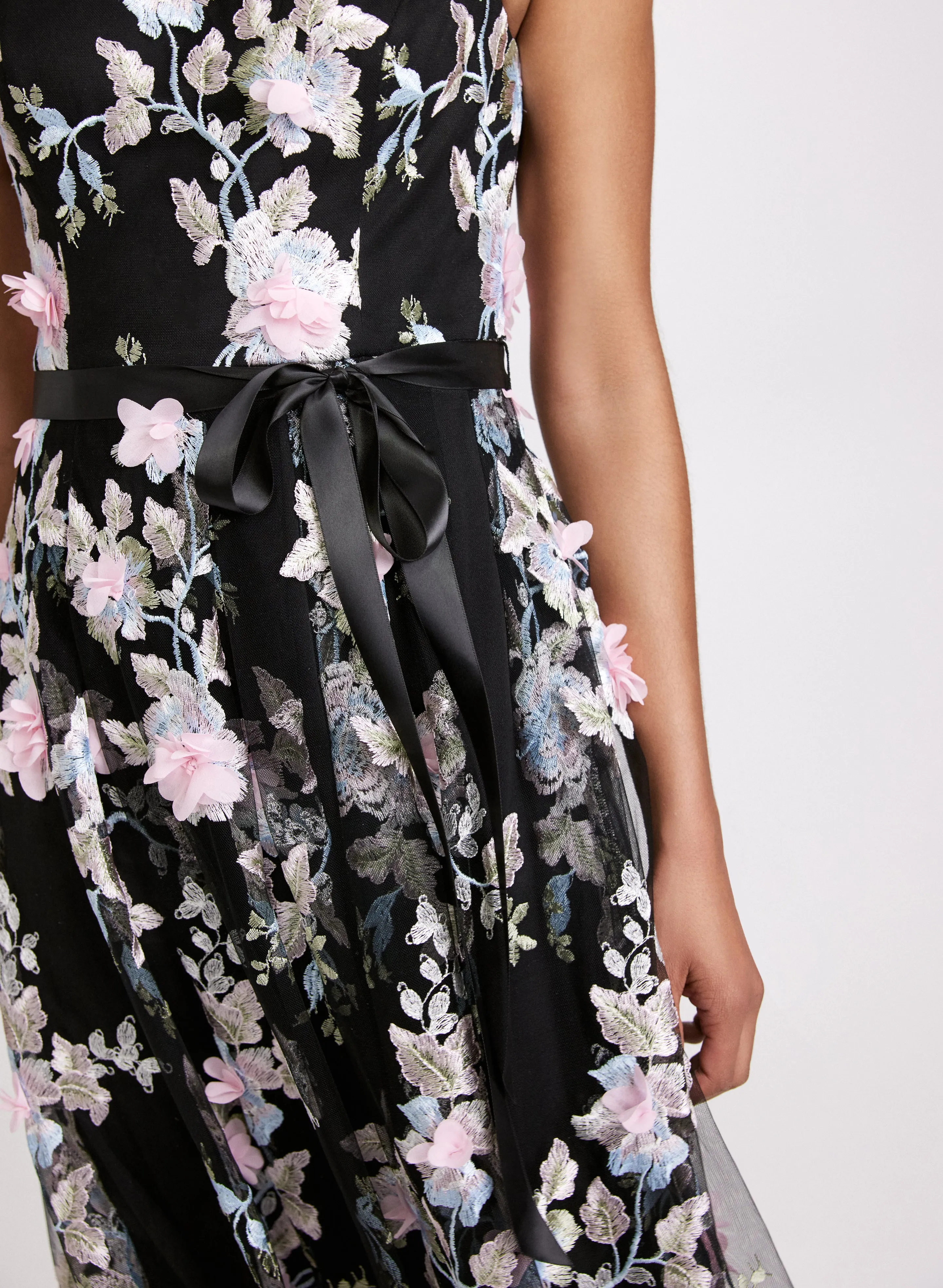 Embroidered Tulle Dress
