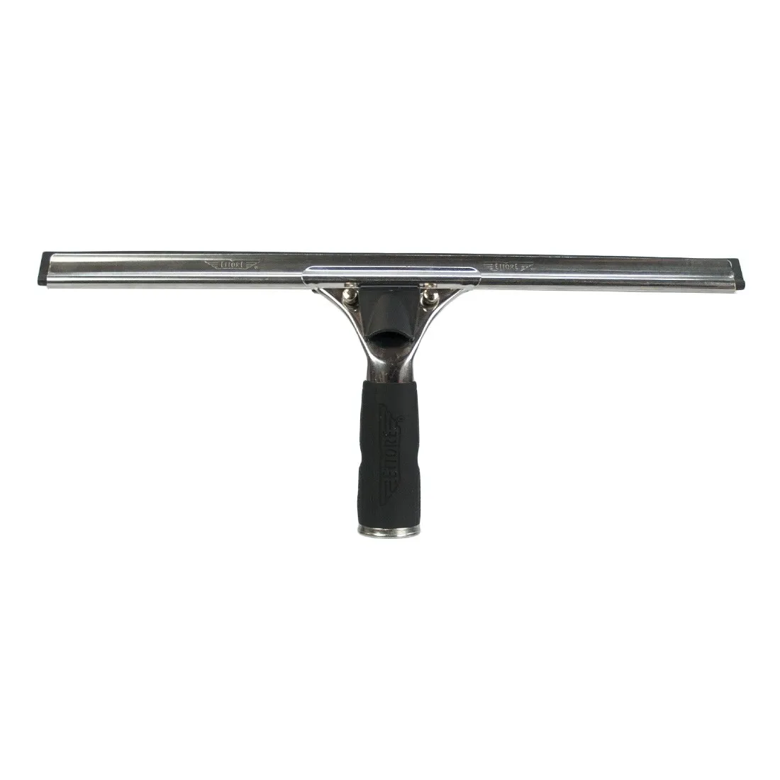 Ettore Complete Quick Release Stainless Steel with Rubber Grip Squeegee