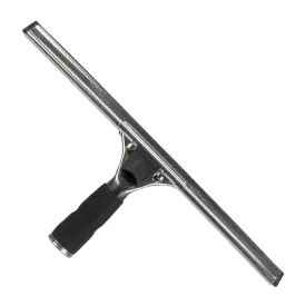 Ettore Complete Quick Release Stainless Steel with Rubber Grip Squeegee