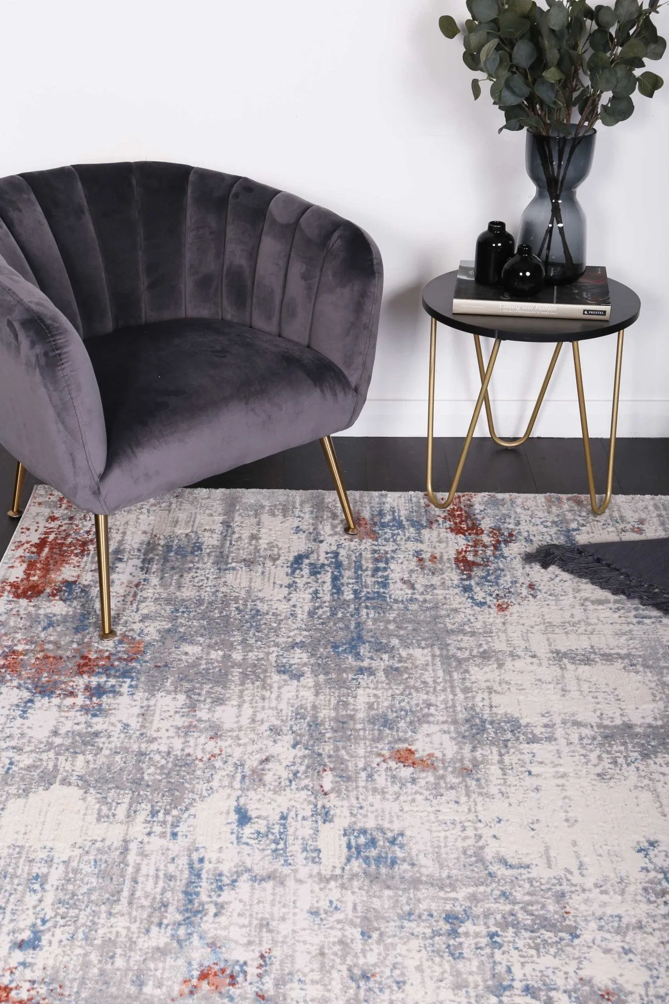 Express Grey Multi Modern Rug