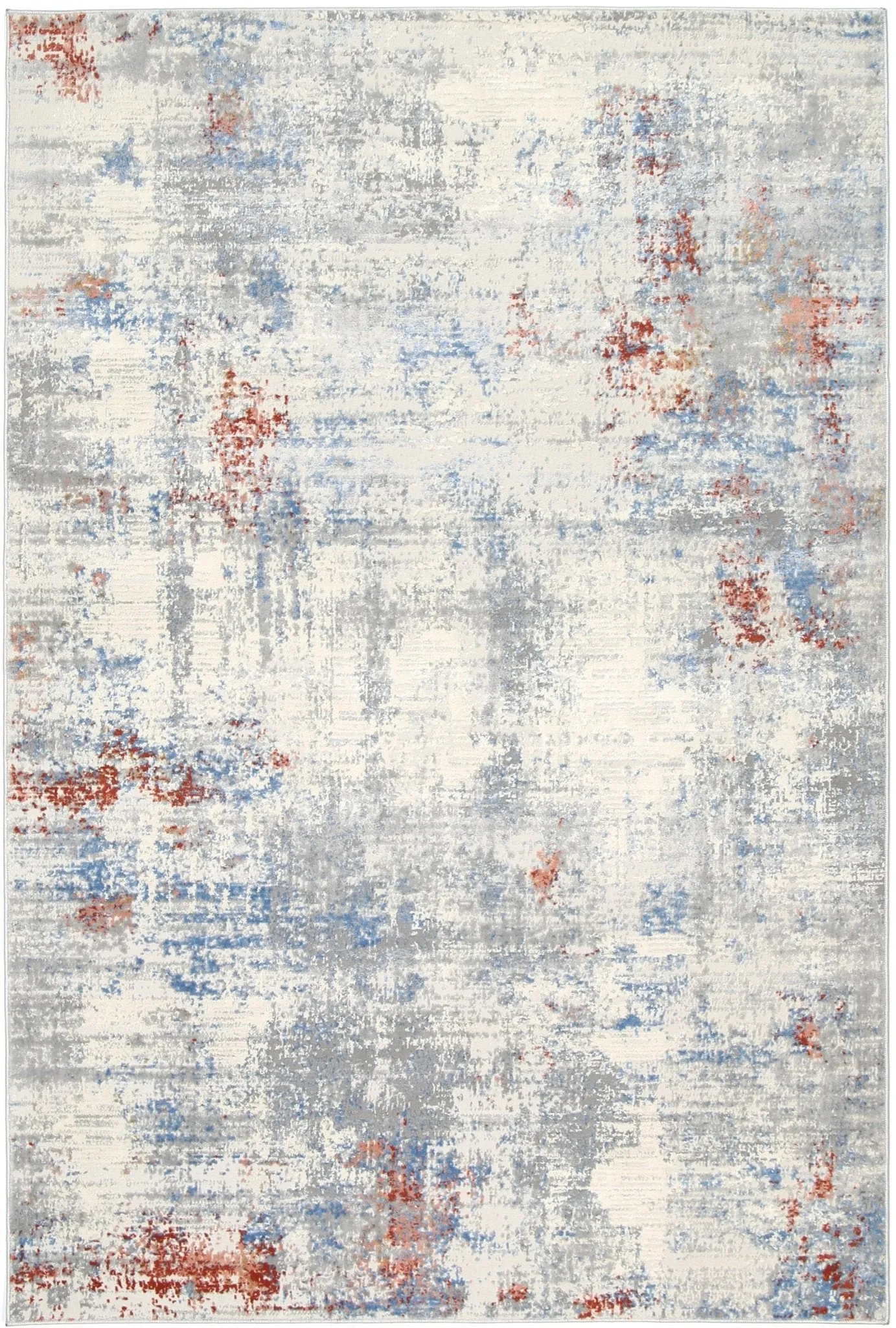 Express Grey Multi Modern Rug