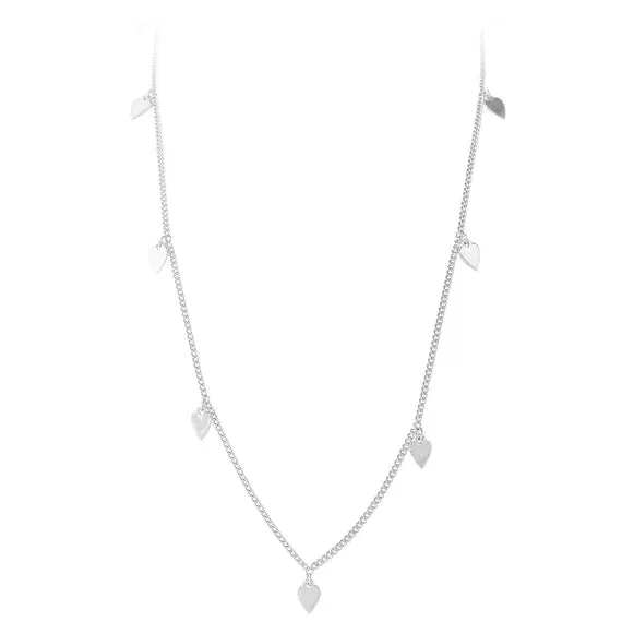 Fairley Silver Heart Charm Necklace