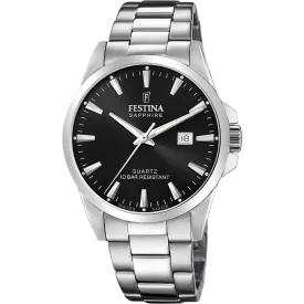 Festina Swiss Made Stainless Steel Analog Mens Watch I Model F20024/4 Quartz Movement