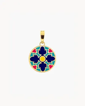 Friendship Flower Maduma Pendant, Gold