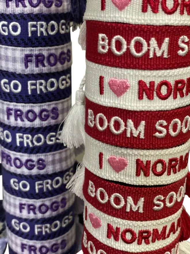 Frogs Team Tassel Bracelet