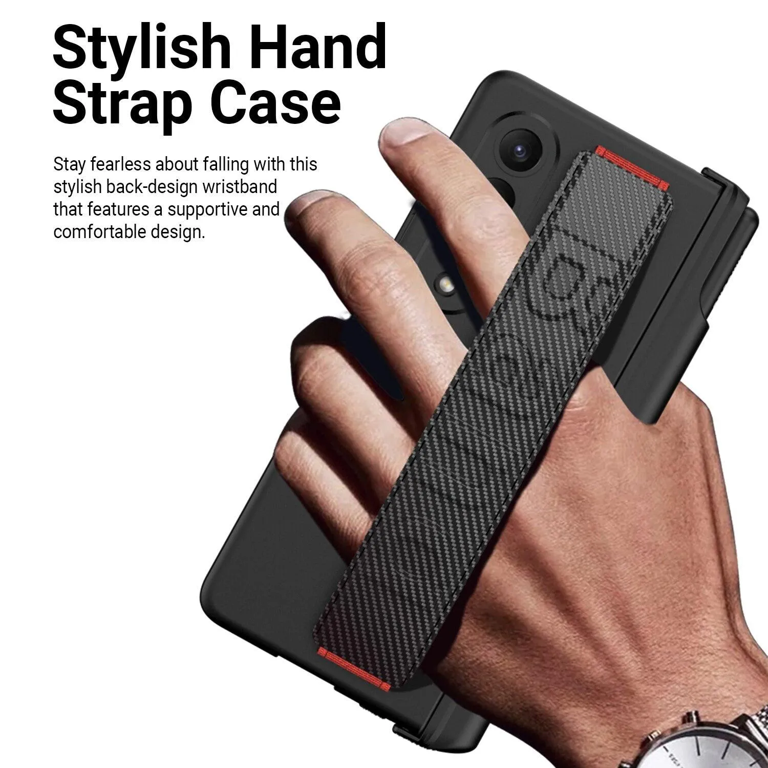 Fumi Protective Case With Magnetic Pen Hinge And Screen Protector for Galaxy Z Fold 4