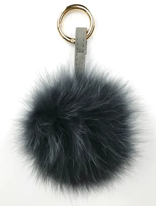 Fur Pom Key Chain
