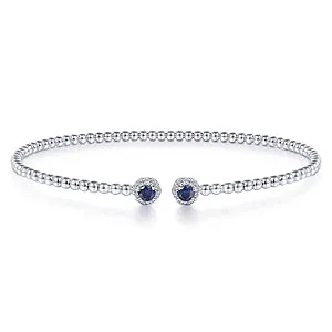 Gasbriel & Co. Sapphire and Diamond Bujukan Bangle
