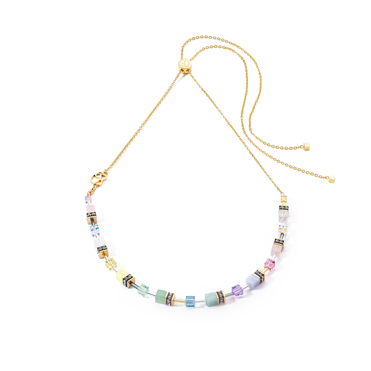 GeoCUBE® Iconic Nature Chain necklace pastel