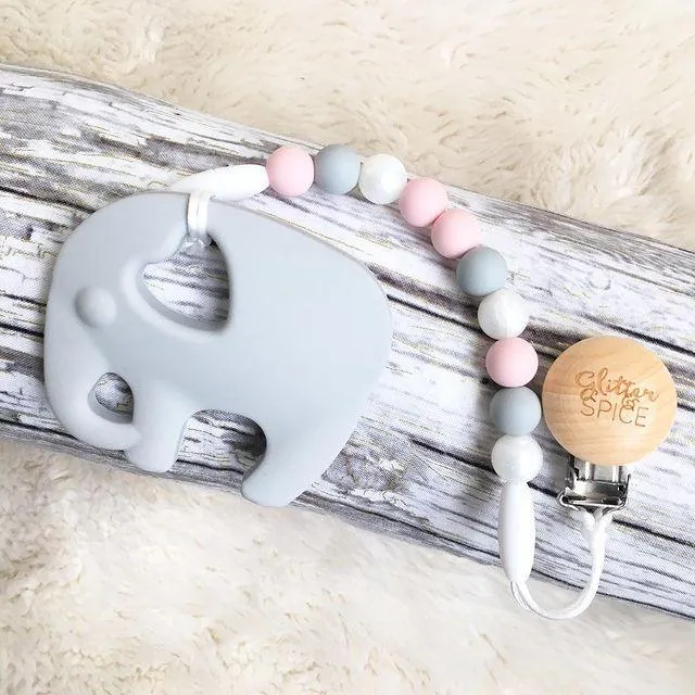 Glitter & Spice Elephant Teether