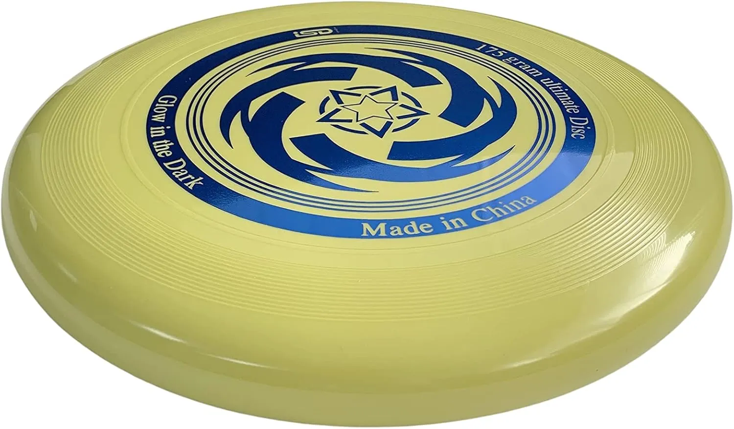 Glow in The Dark Ultimate with Soft Grip Frisbee Disc 175 Grams,10.5 inches Sport Disc, Great for Backyard, Park, Beach, Camping, pet and More