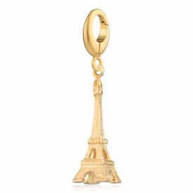 Gold Plated Eiffel Tower Charm