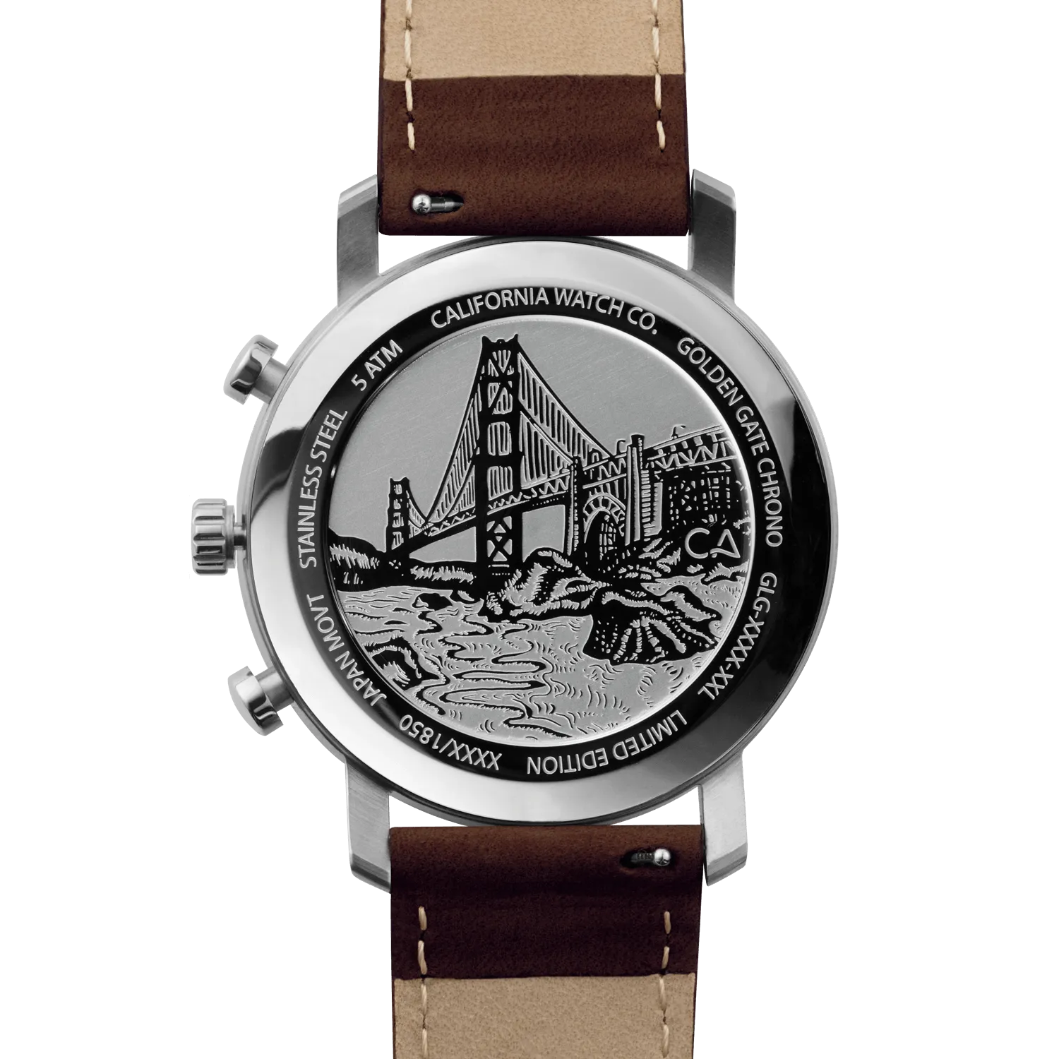 Golden Gate Chrono Leather Dark Brown Green