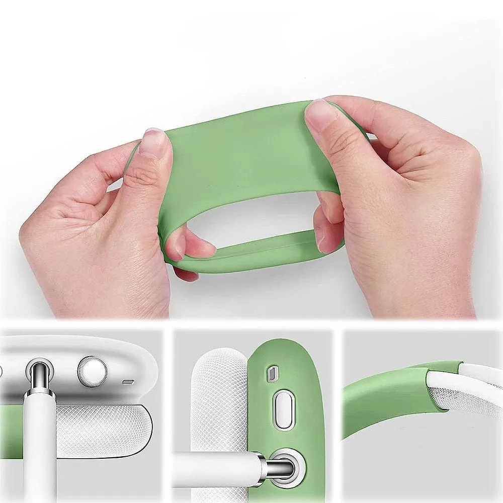 Green Silicone Combo Kit Case - Apple AirPods Max Headphones
