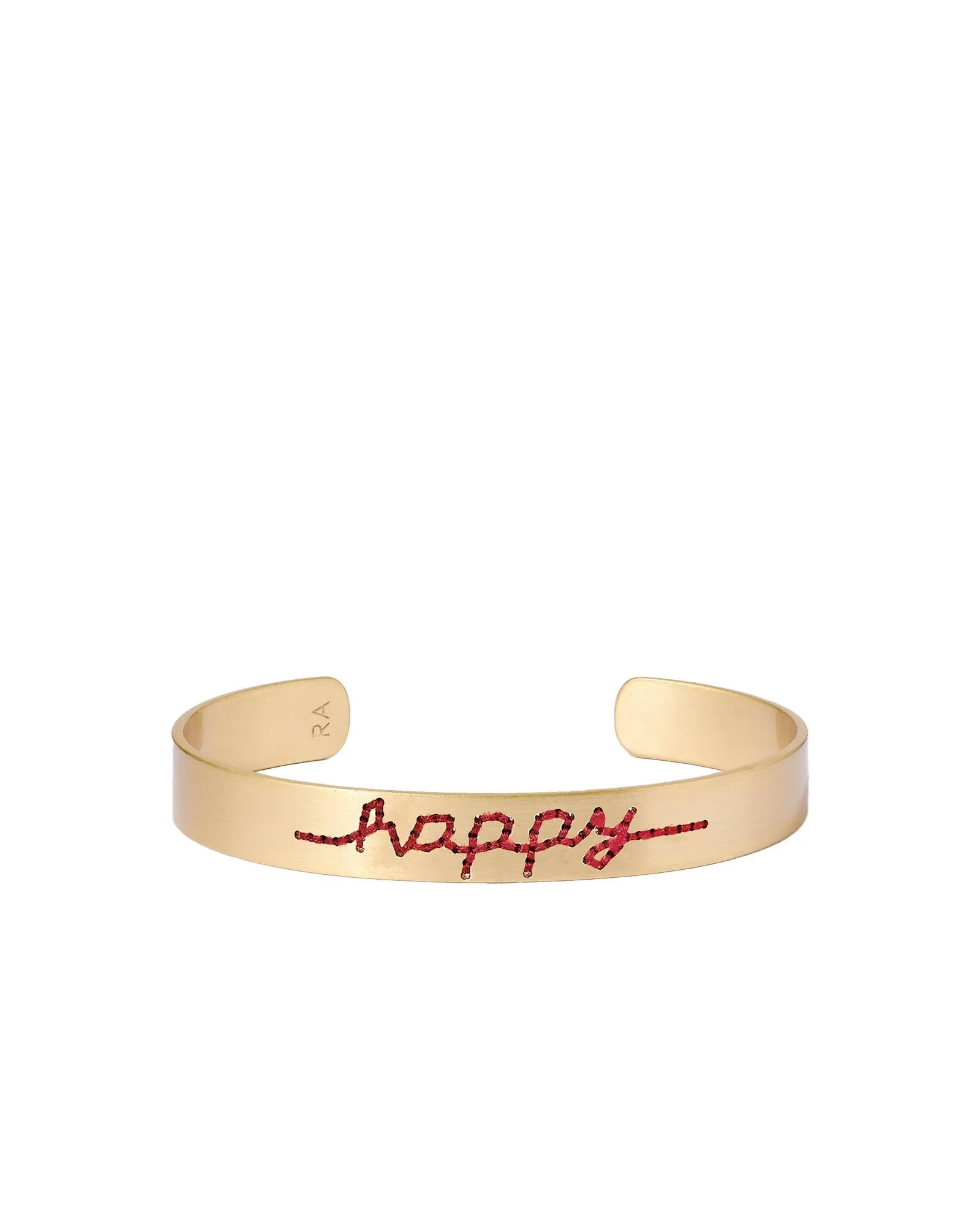 Happy Stitched Cuff