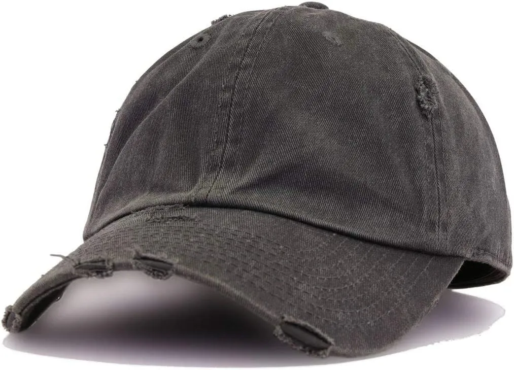 Irish Shamrock Vintage Baseball Cap Embroidered Cotton Adjustable Distressed Dad Hat