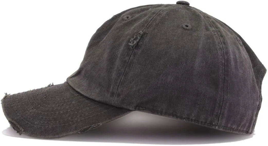 Irish Shamrock Vintage Baseball Cap Embroidered Cotton Adjustable Distressed Dad Hat