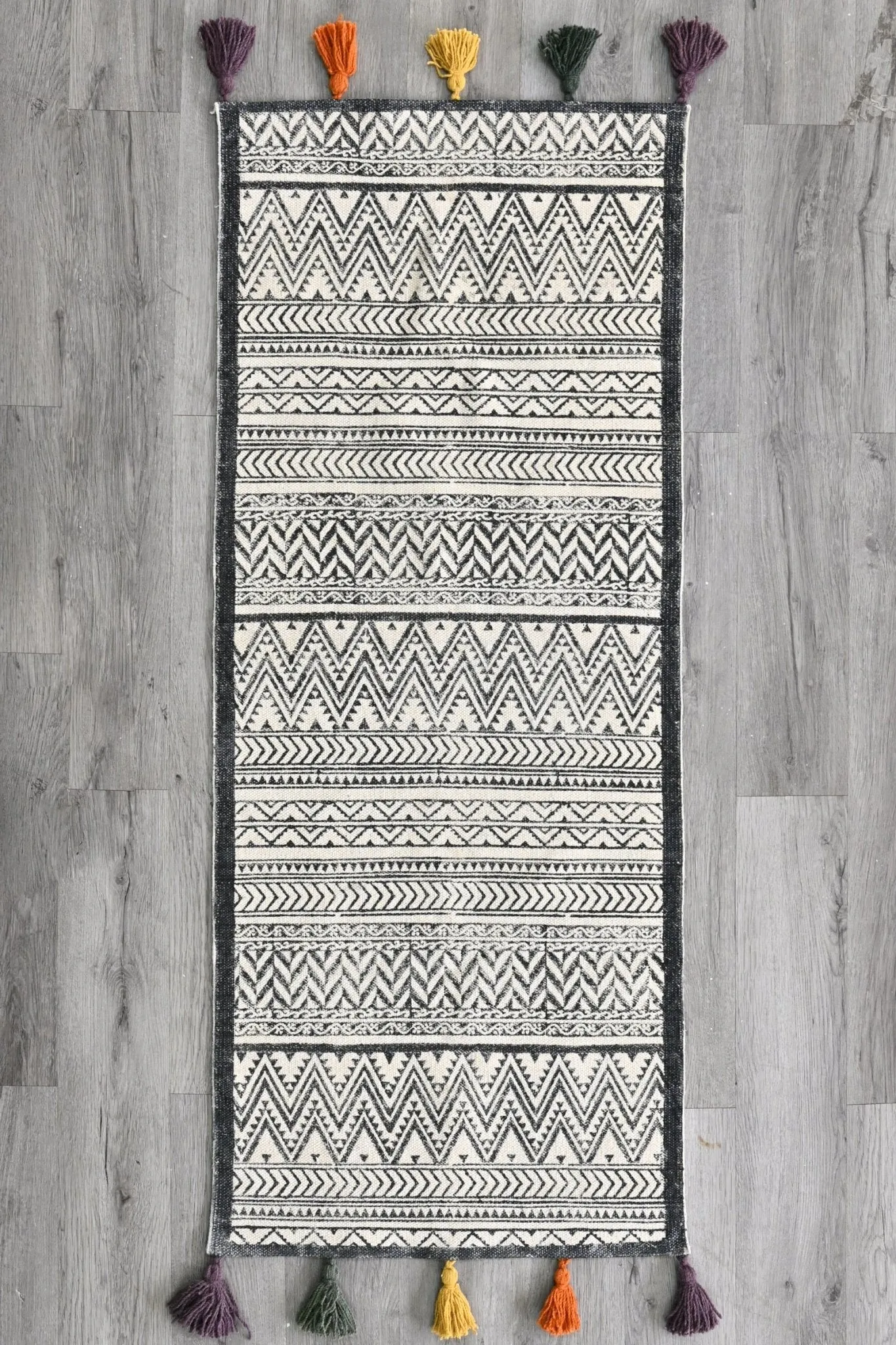 KELSEY  - BLOCK PRINTED FLOOR RUNNER