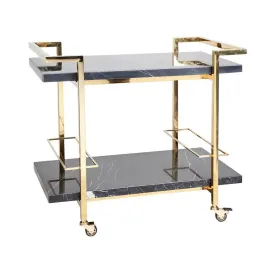 Kensington Drinks Trolley - Black & Gold
