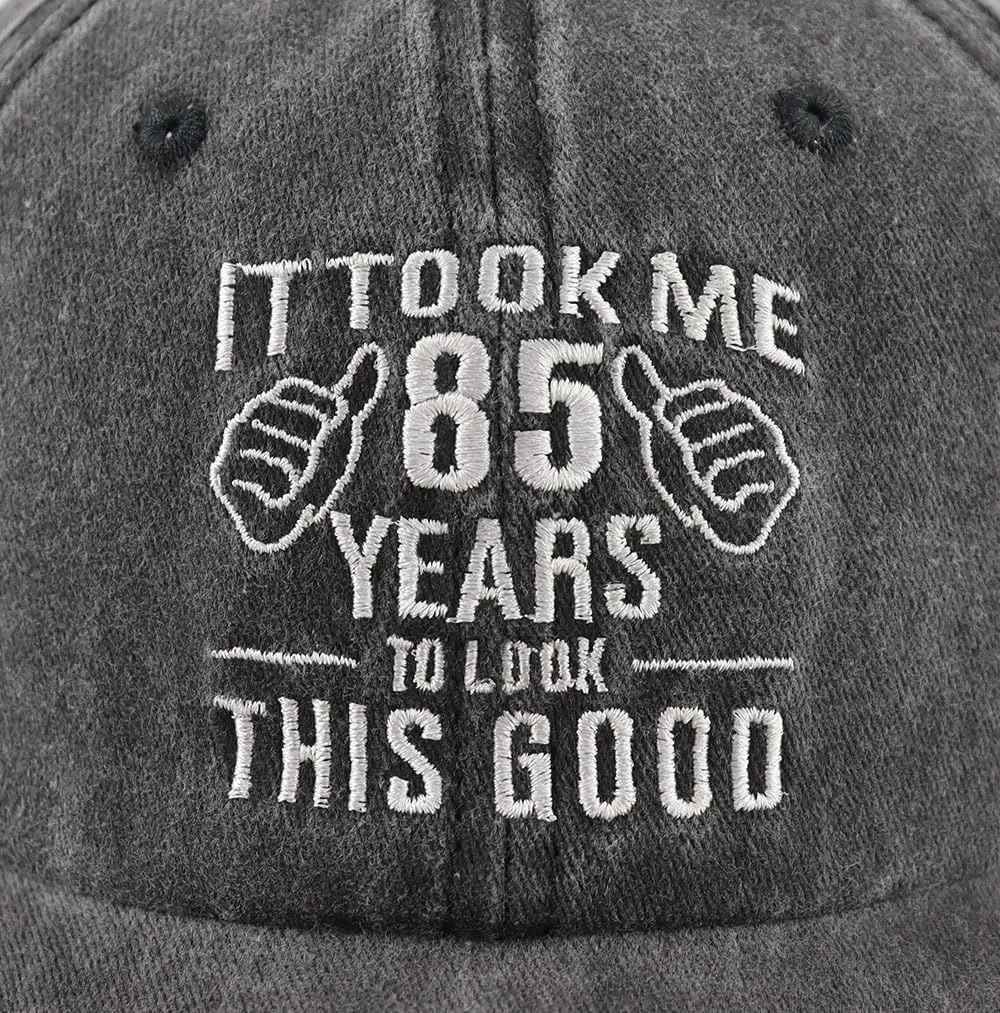 Limited Edition 1940 Hat for Men Women, Adjustable Cotton Embroidered 85th Birthday Decorations Baseball Cap