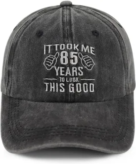 Limited Edition 1940 Hat for Men Women, Adjustable Cotton Embroidered 85th Birthday Decorations Baseball Cap