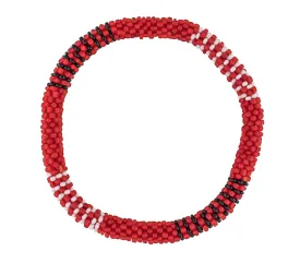 Men's Roll-On® Bracelet <br> Red, Black and White