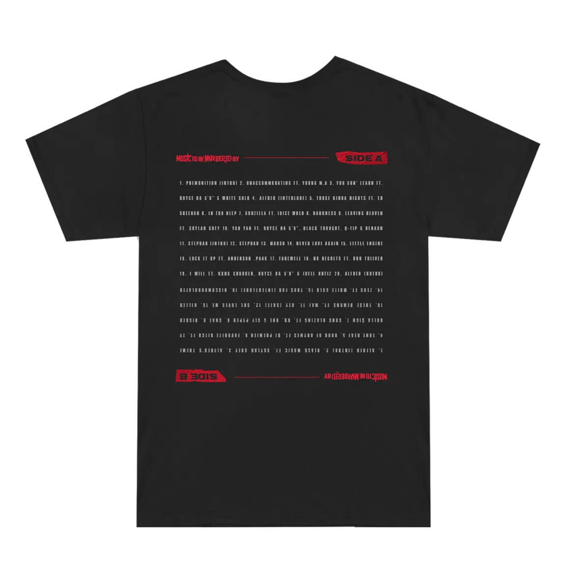 MTBMB Tracklist T-Shirt (Black)